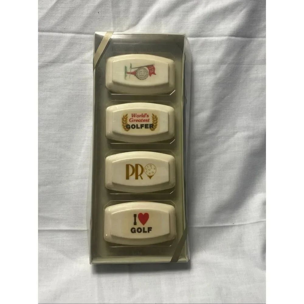 Country Lane Golf Soap Set Novelty Gift Triple Milled Ivory Unisex OS